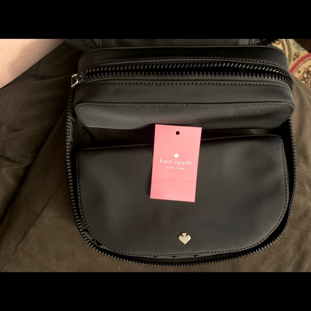 Kate Spade 3pc cosmetic bag set NWT